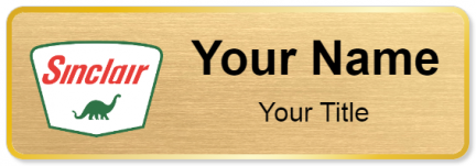 Custom name badges for Sinclair Oil