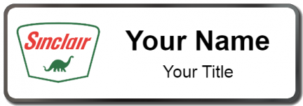 Custom name badges for Sinclair Oil
