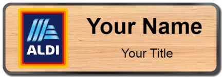 Custom name badges for Aldi