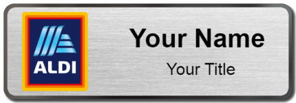 Custom name badges for Aldi