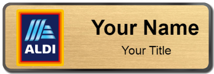 Custom name badges for Aldi