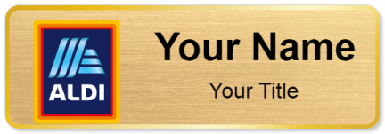 Custom name badges for Aldi