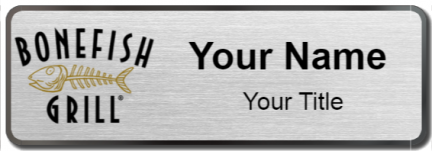 Custom name badges for Bonefish Grill