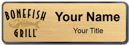 Custom name badges for Bonefish Grill