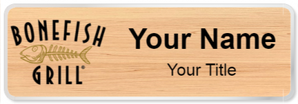 Custom name badges for Bonefish Grill