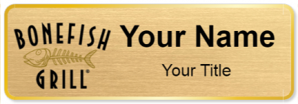Custom name badges for Bonefish Grill