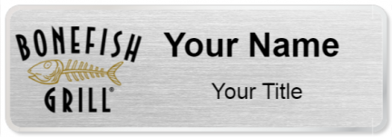 Custom name badges for Bonefish Grill