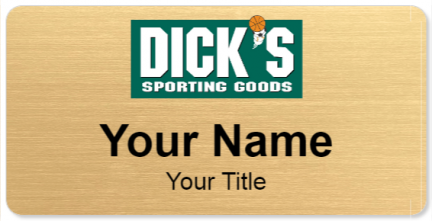 Custom name badges for Dicks Sporting Goods