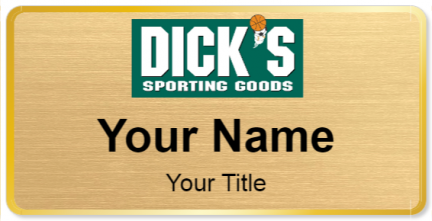 Custom name badges for Dicks Sporting Goods