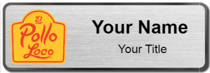Custom name badges for El Pollo Loco