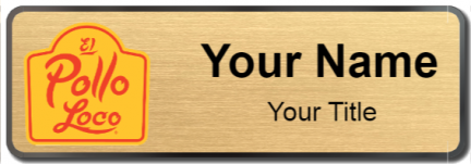 Custom name badges for El Pollo Loco