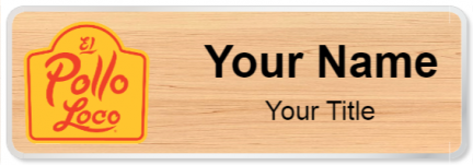 Custom name badges for El Pollo Loco