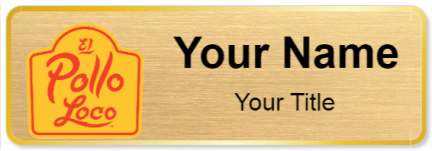 Custom name badges for El Pollo Loco