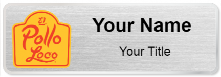 Custom name badges for El Pollo Loco