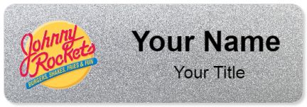 Custom name badges for Johnny Rockets