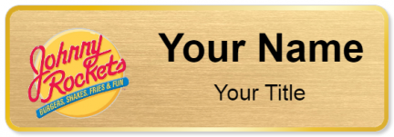 Custom name badges for Johnny Rockets