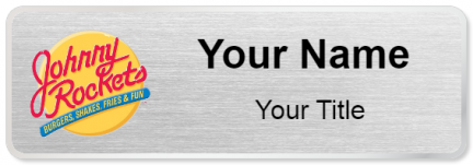 Custom name badges for Johnny Rockets