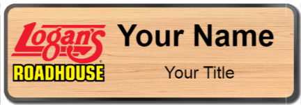 Custom name badges for Logans Roadhouse