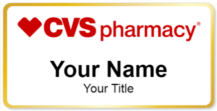 Custom name badges for CVS