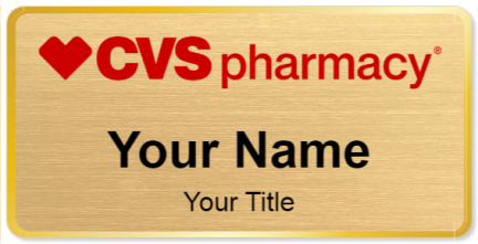 Custom name badges for CVS