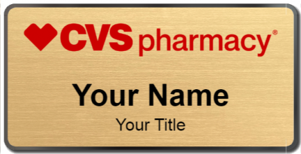 Custom name badges for CVS
