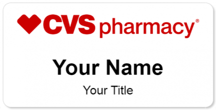 Custom name badges for CVS