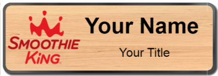 Custom name badges for Smoothie King