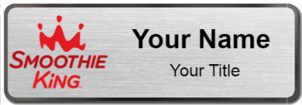 Custom name badges for Smoothie King