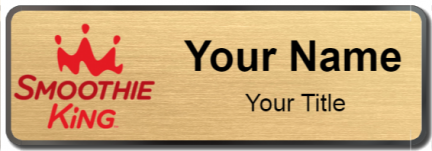 Custom name badges for Smoothie King