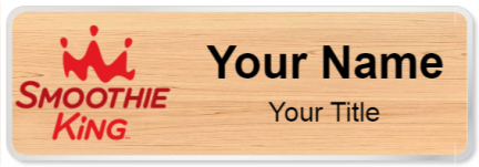 Custom name badges for Smoothie King