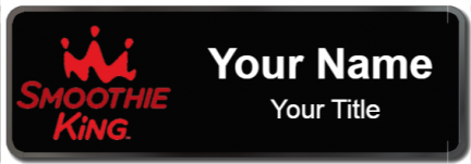 Custom name badges for Smoothie King