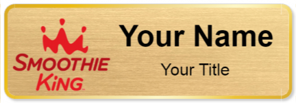 Custom name badges for Smoothie King