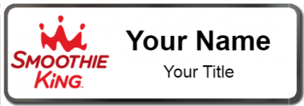 Custom name badges for Smoothie King