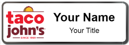 Custom name badges for Taco Johns