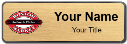 Custom name badges for Boston Market