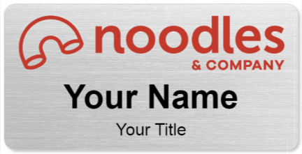 Custom name badges for Noodles