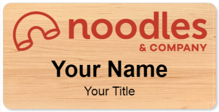 Custom name badges for Noodles