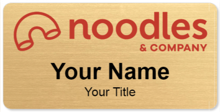 Custom name badges for Noodles