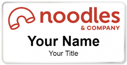 Custom name badges for Noodles