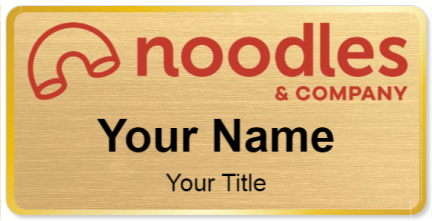 Custom name badges for Noodles