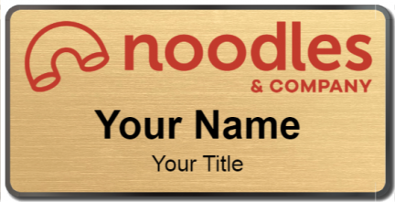Custom name badges for Noodles