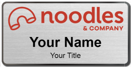 Custom name badges for Noodles