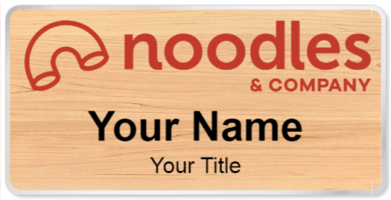 Custom name badges for Noodles