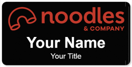 Custom name badges for Noodles