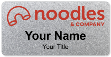 Custom name badges for Noodles