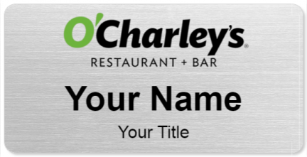 Custom name badges for O Charleys
