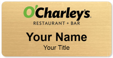 Custom name badges for O Charleys