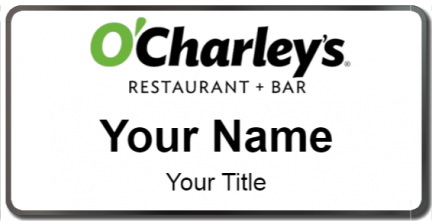 Custom name badges for O Charleys