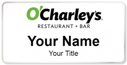 Custom name badges for O Charleys