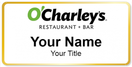 Custom name badges for O Charleys